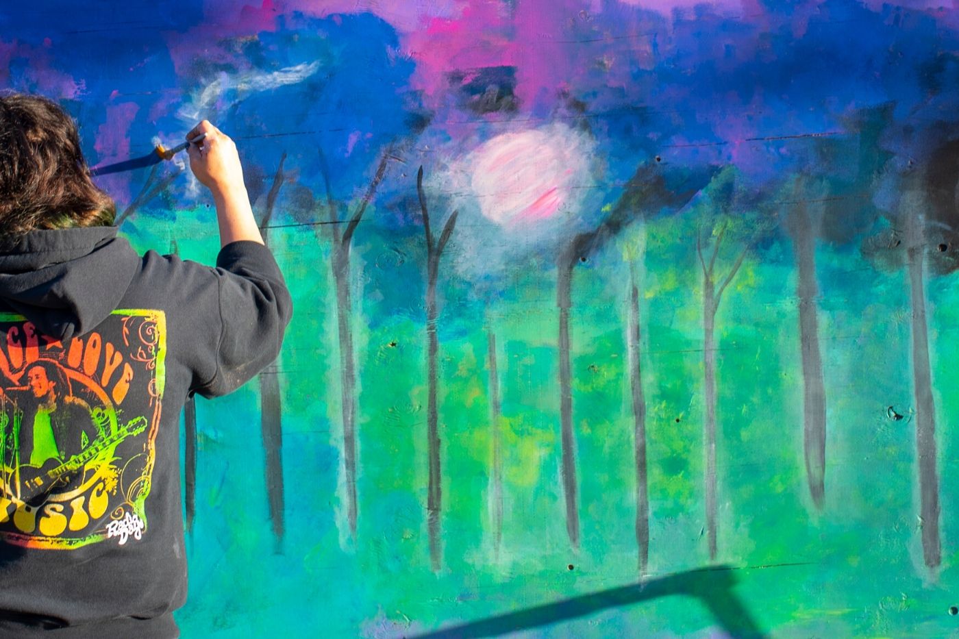 Dunne Park Mural Paint Out Mural Paint Out at Dunne Park