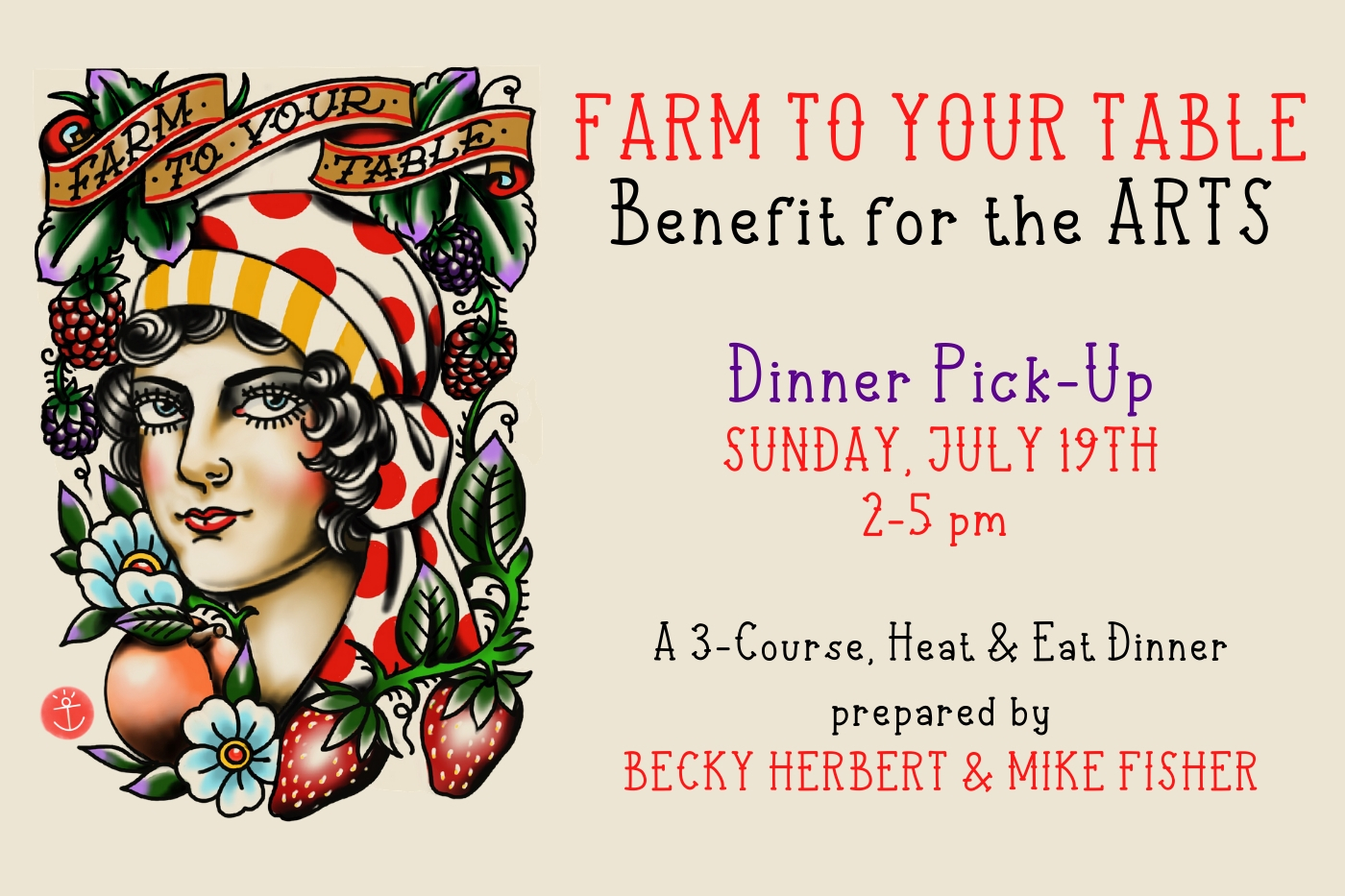 Farm To Table Post A Pick Up Dinner Benefit