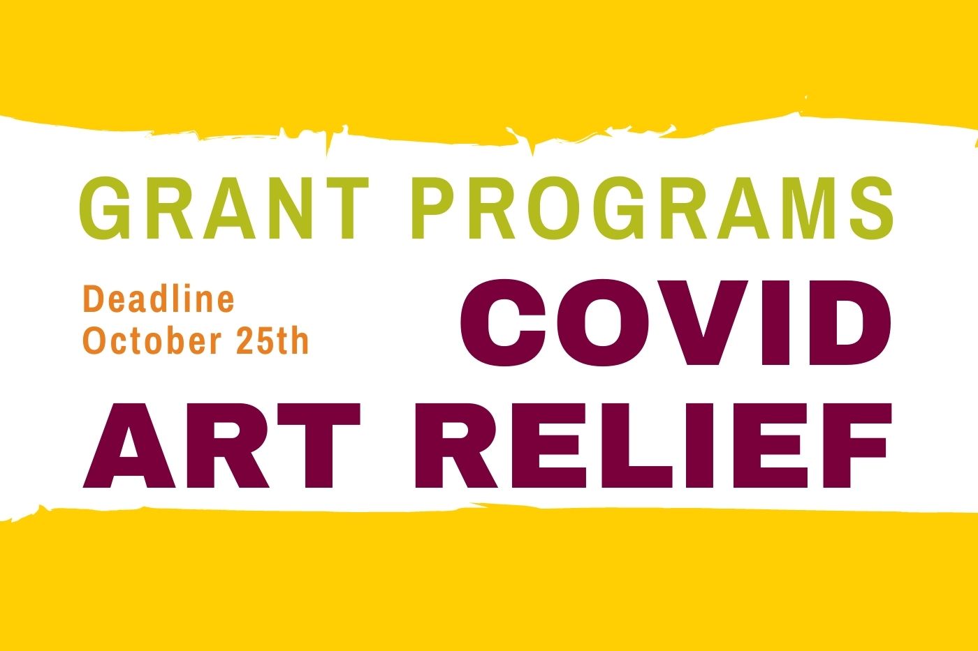 COVID Art Relief Grant Program