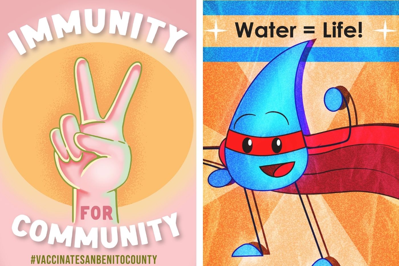 Art In Transit Campaign Art in Transit Vaccine and Water Conservation Campaigns