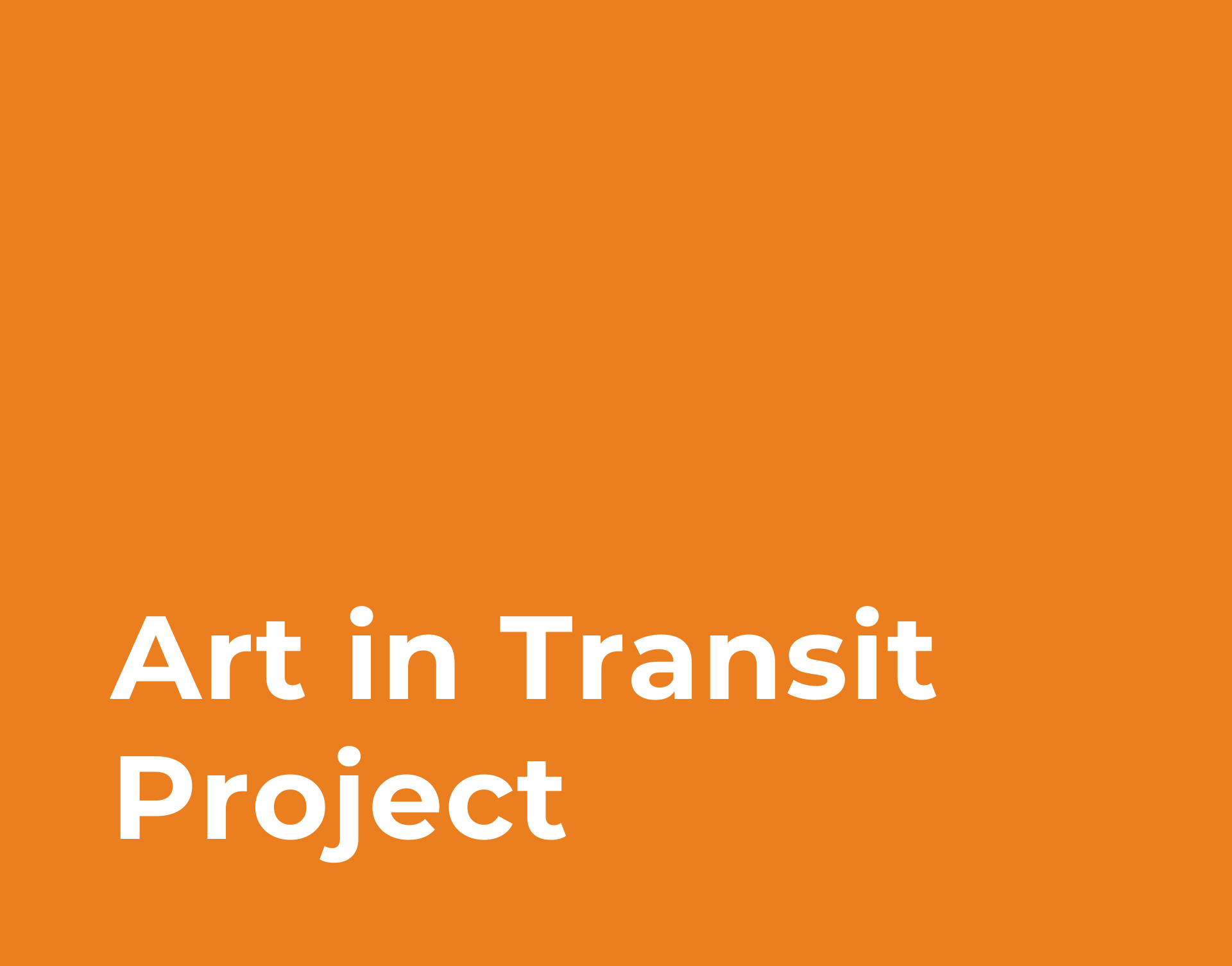 Art in Transit Project Link