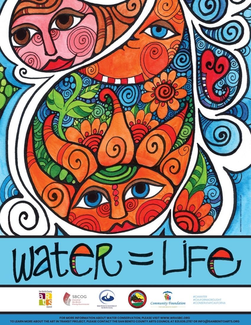 Water Conservation Poster Water is Life