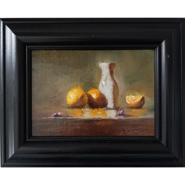 Lemon oil painting by Julianna O'Hara