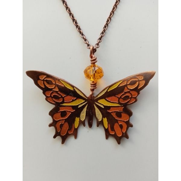 Butterfly necklace by Laurie Tholen