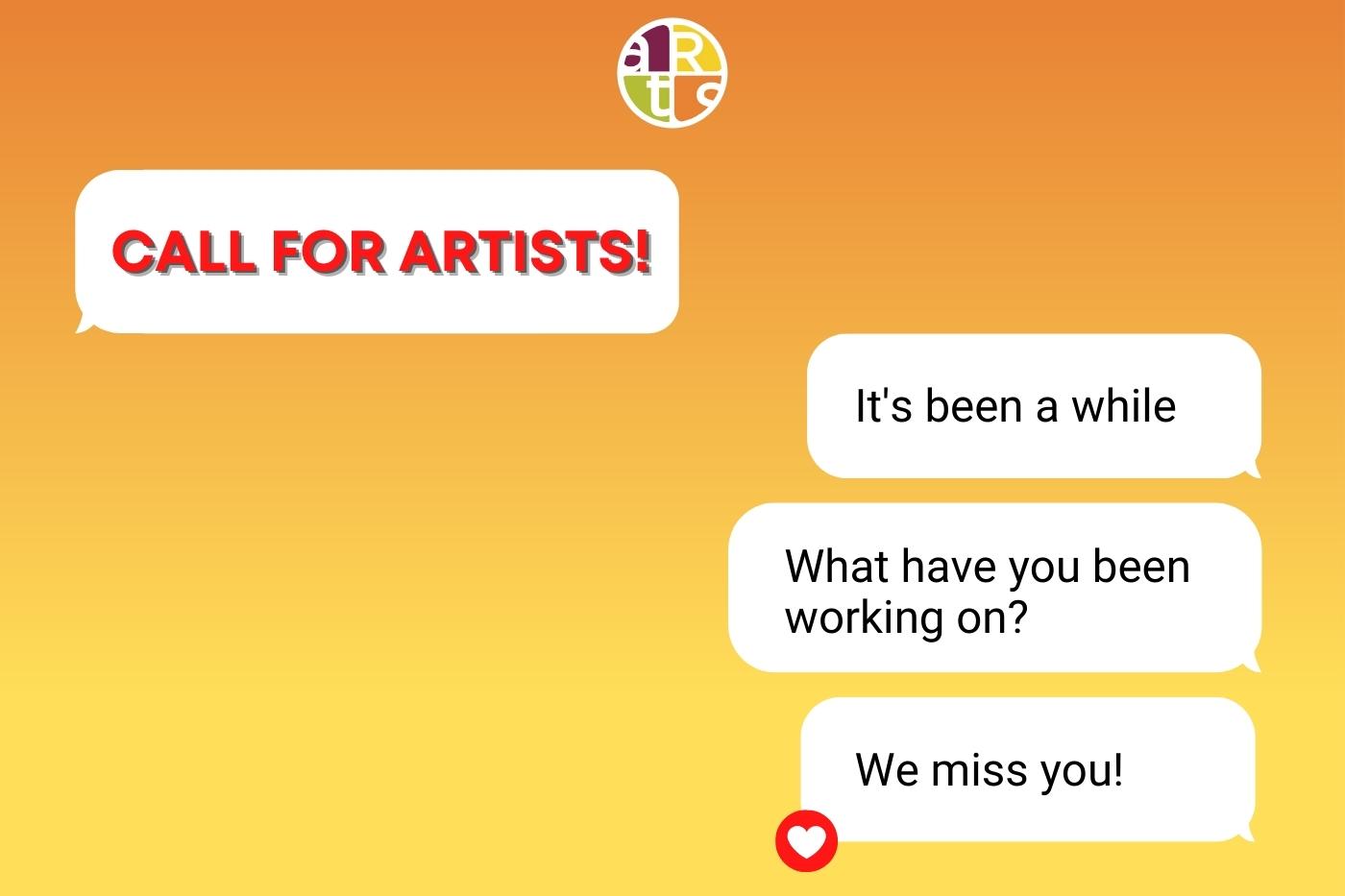 Call for Artists for the It's Been Awhile Exhibition Call for Artists for the It's Been Awhile Exhibition