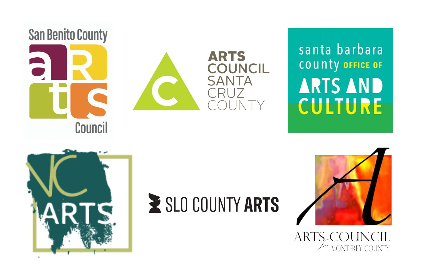 Central Coast Arts Agencies Logos