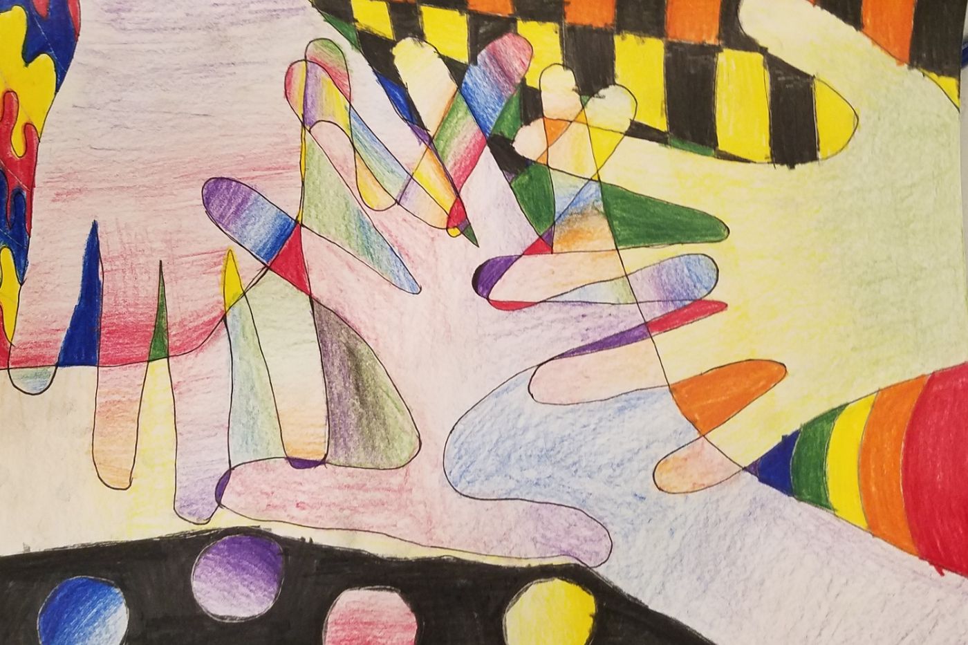 Youth Art Studio Abstract Hands