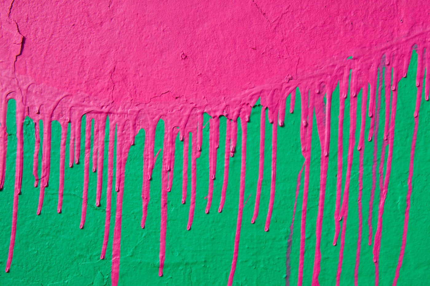 Green and Pink Paint