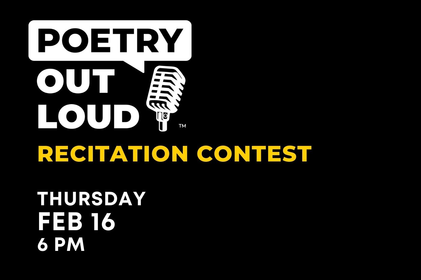 Poetry Out Loud Blog Banner 2023