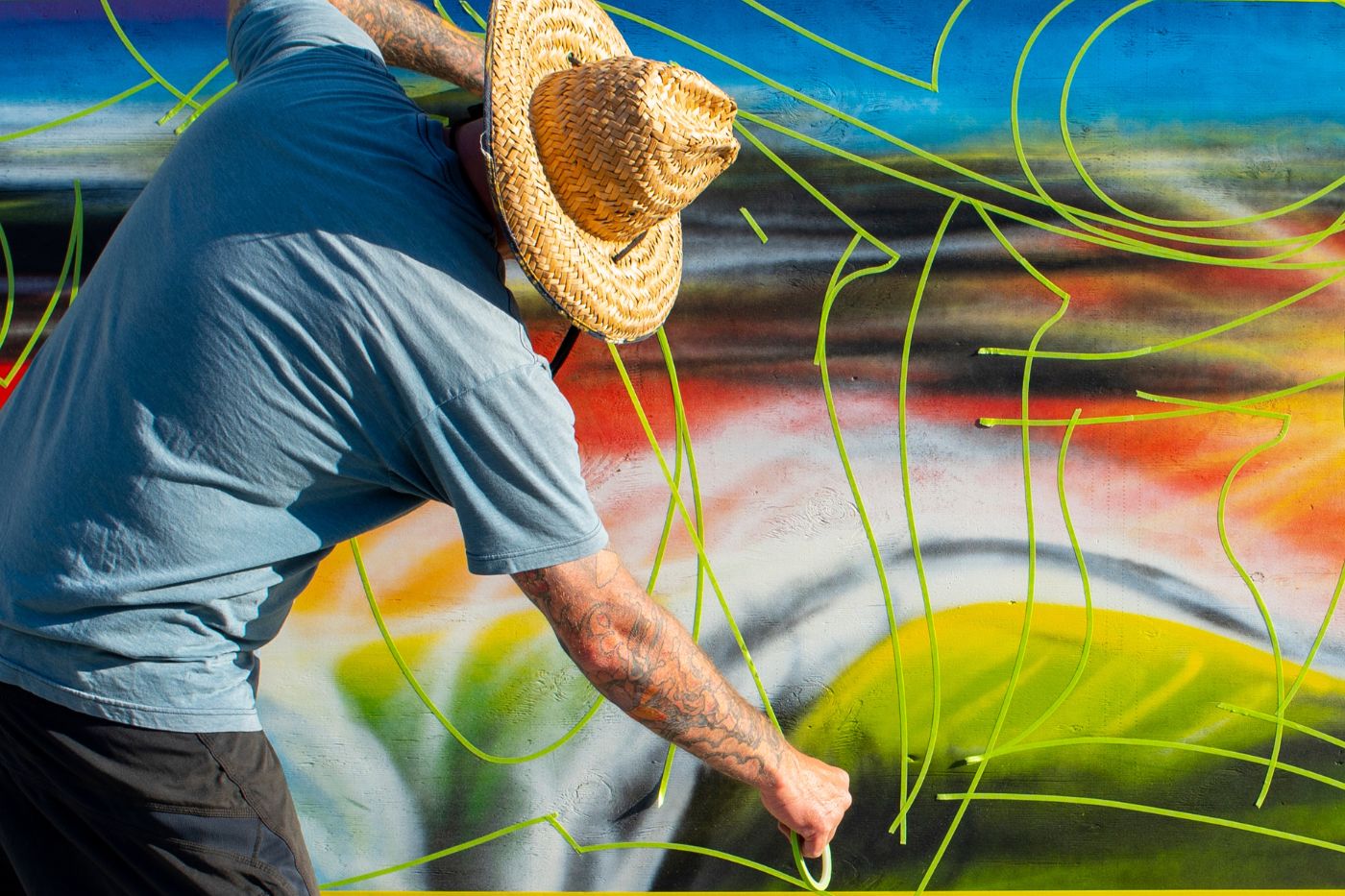 Sylas Jumper Mural Paint Out