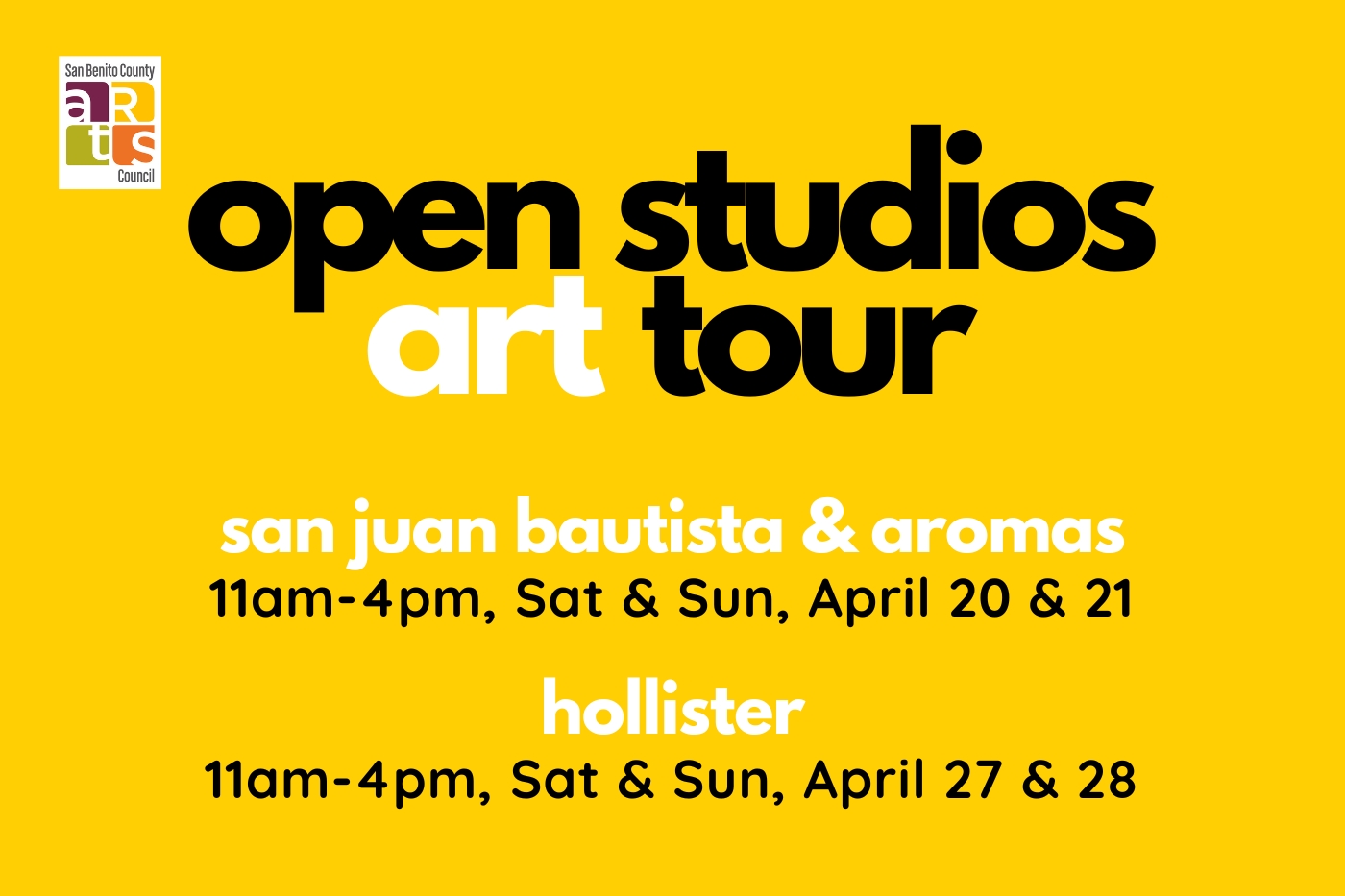 Open Studios 2024 Date Announcement